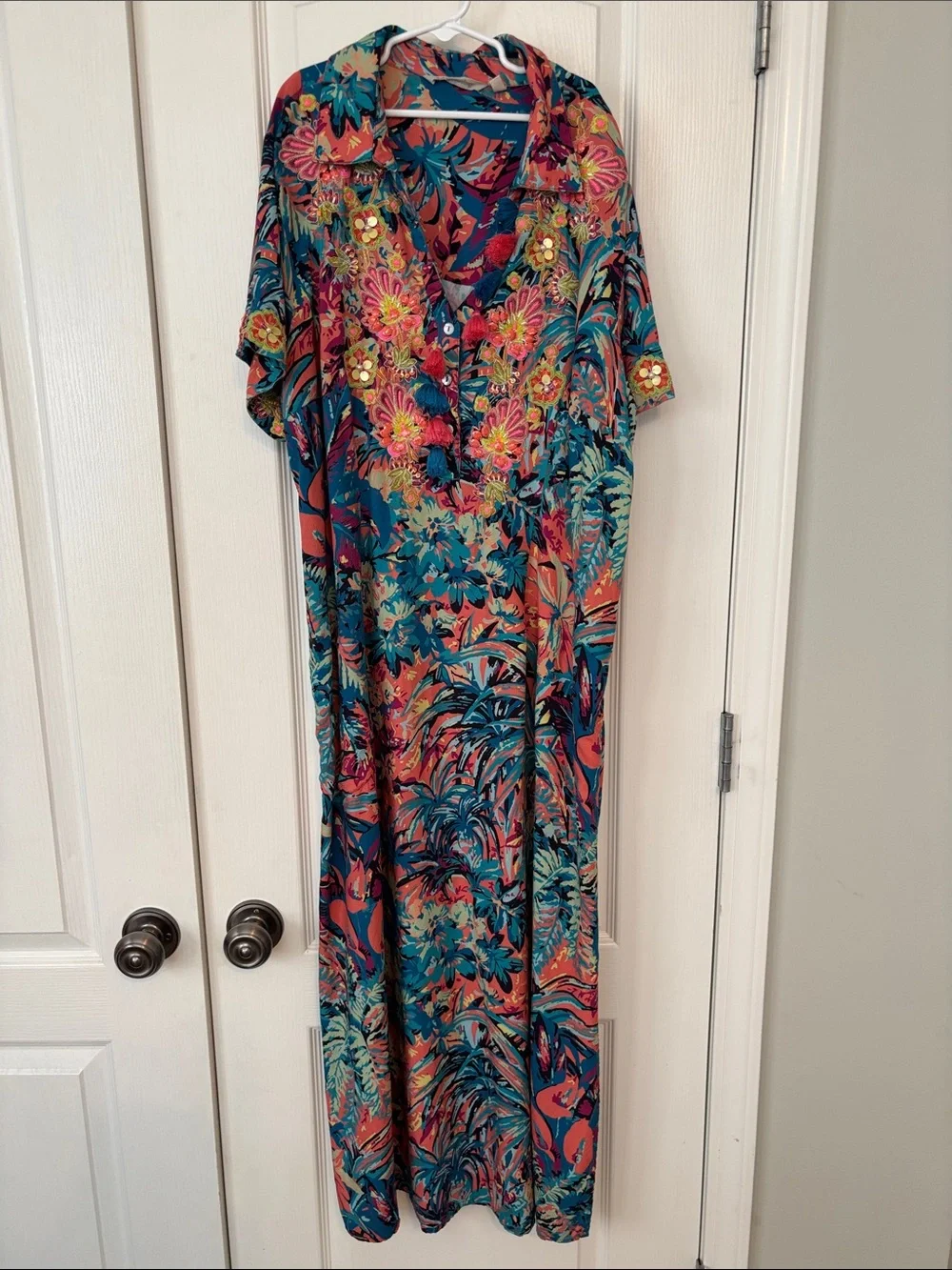 Soft Surroundings Tropical Florence Maci Dress size Large - Picture 3 of 12